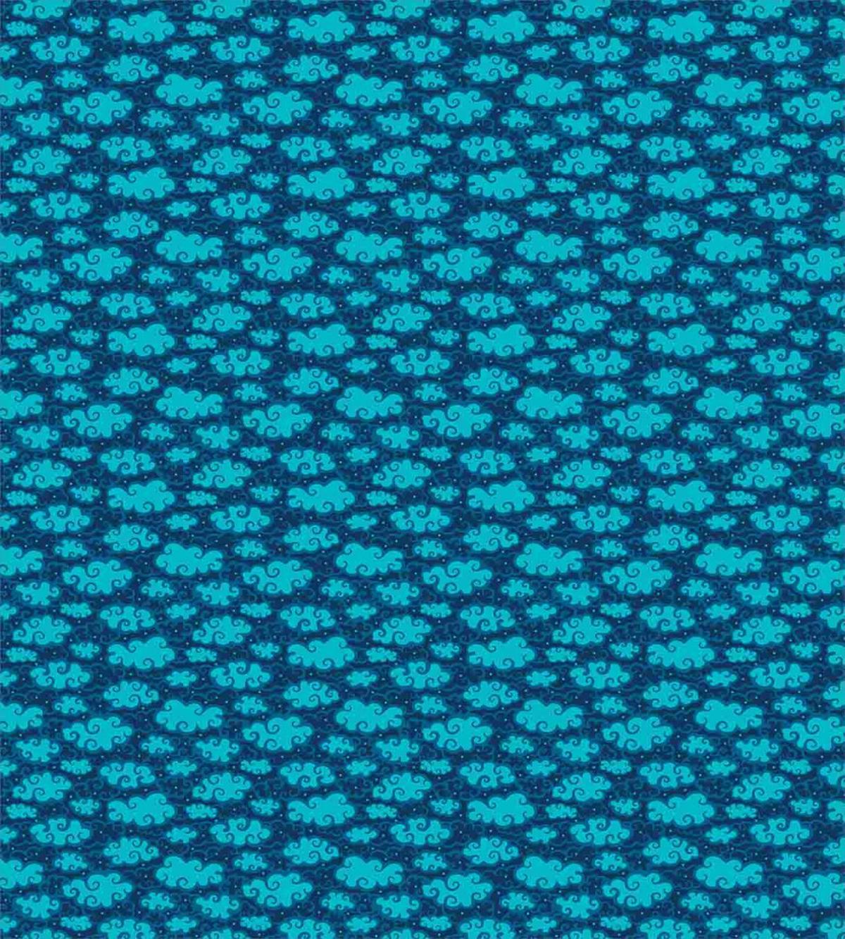 Clouds and Snowflakes — Pattern