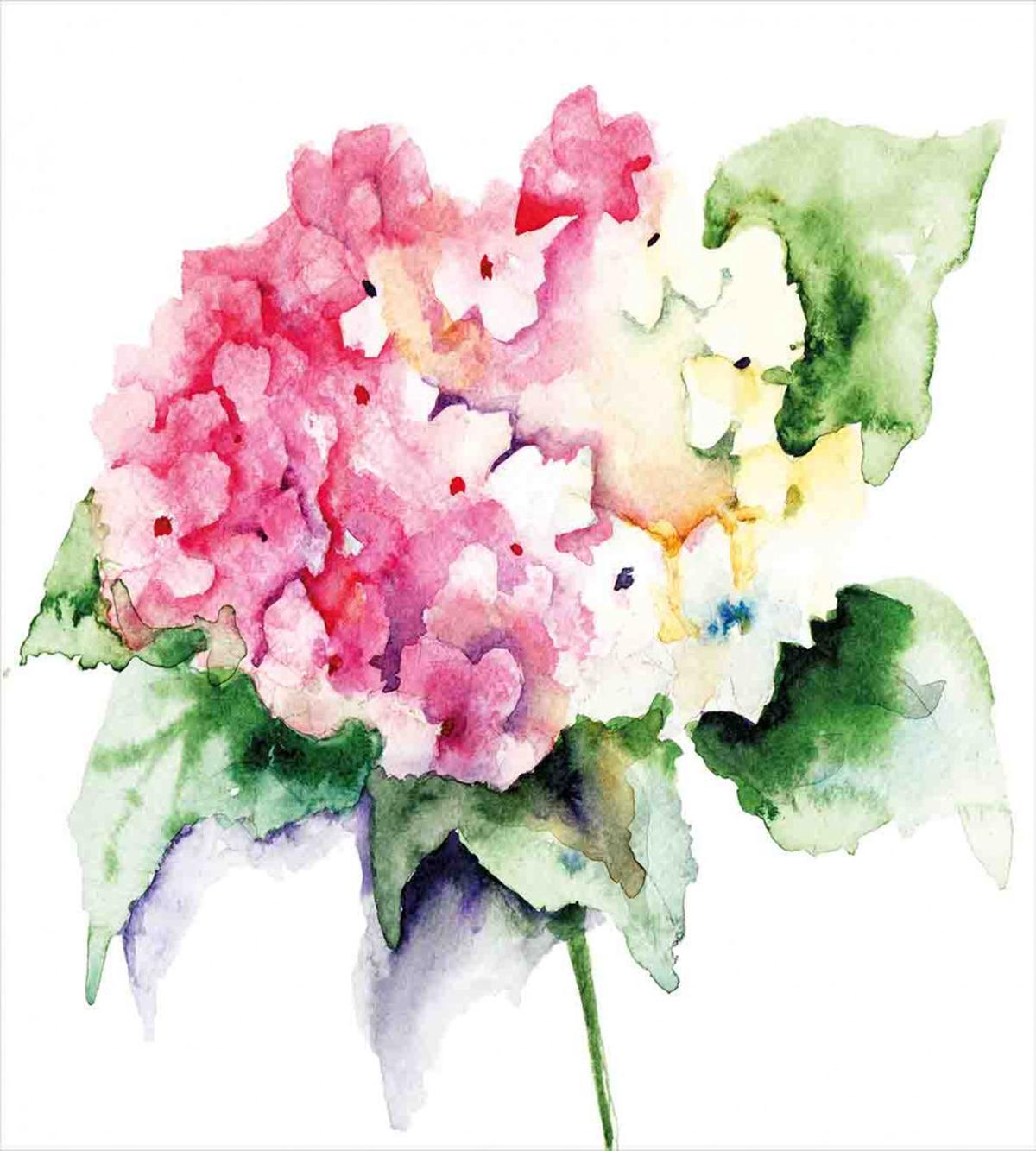 Hydrangea Flower Bouquet — Pattern