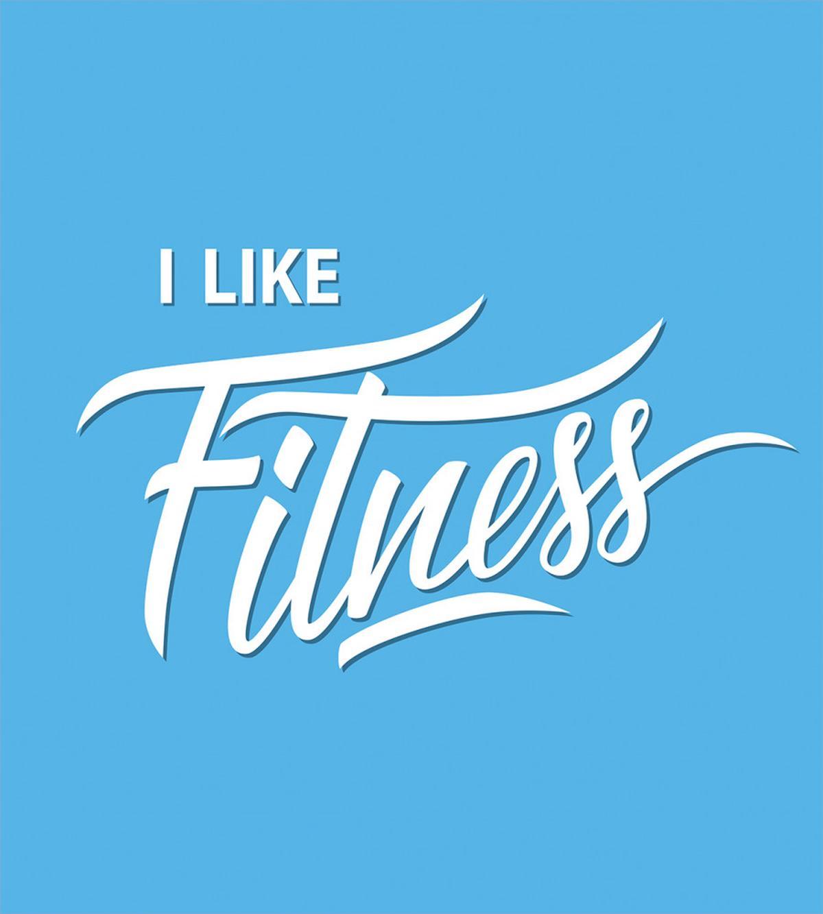 I Like Fitness Words — Pattern