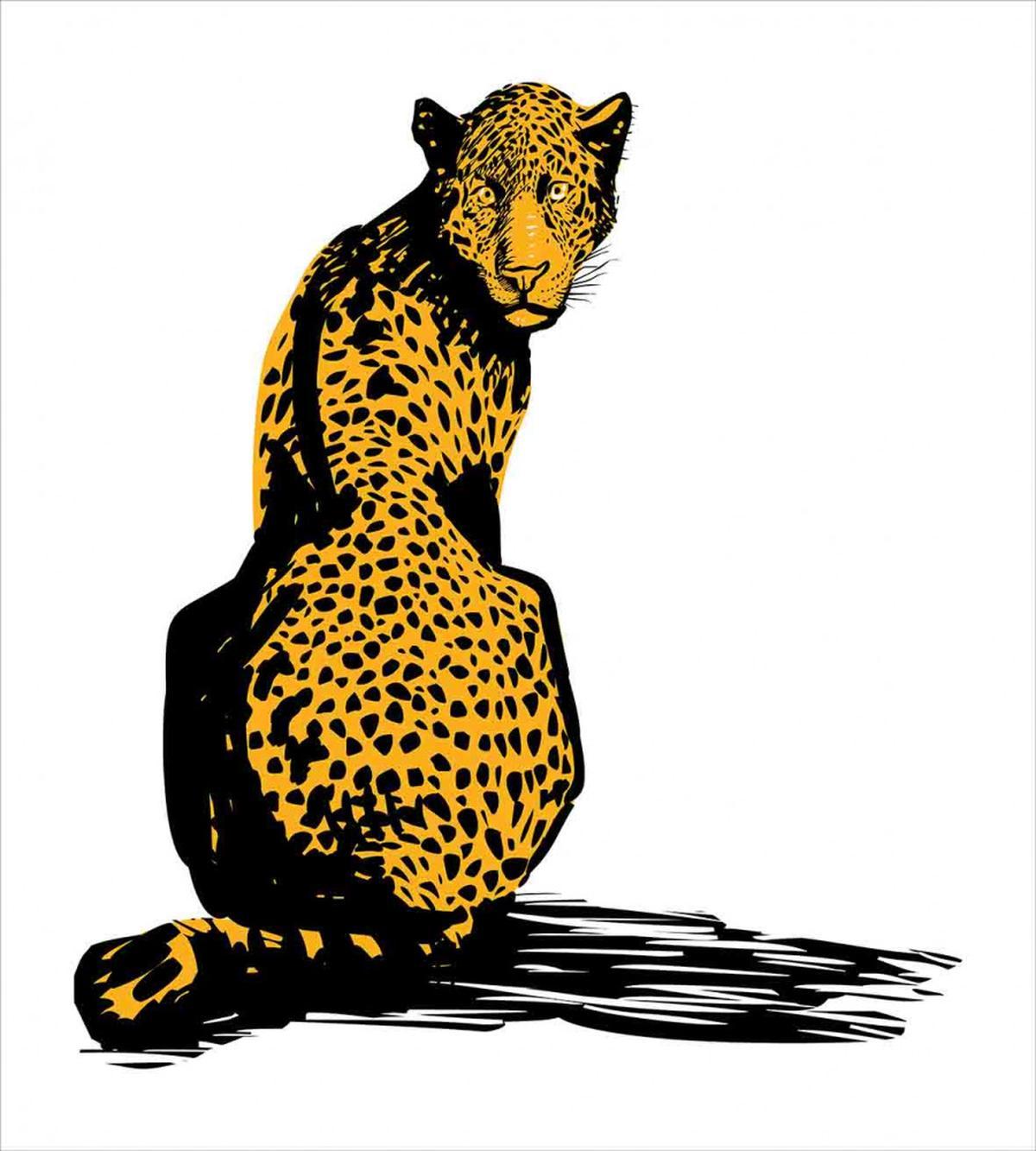 Sketch Leopard Shadow — Pattern