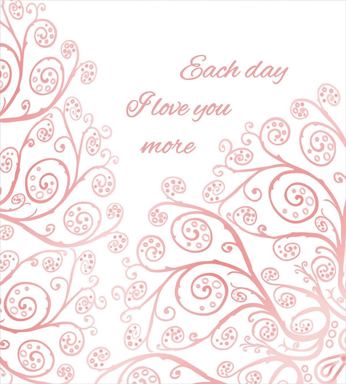 Swirls Love in Spring — Pattern