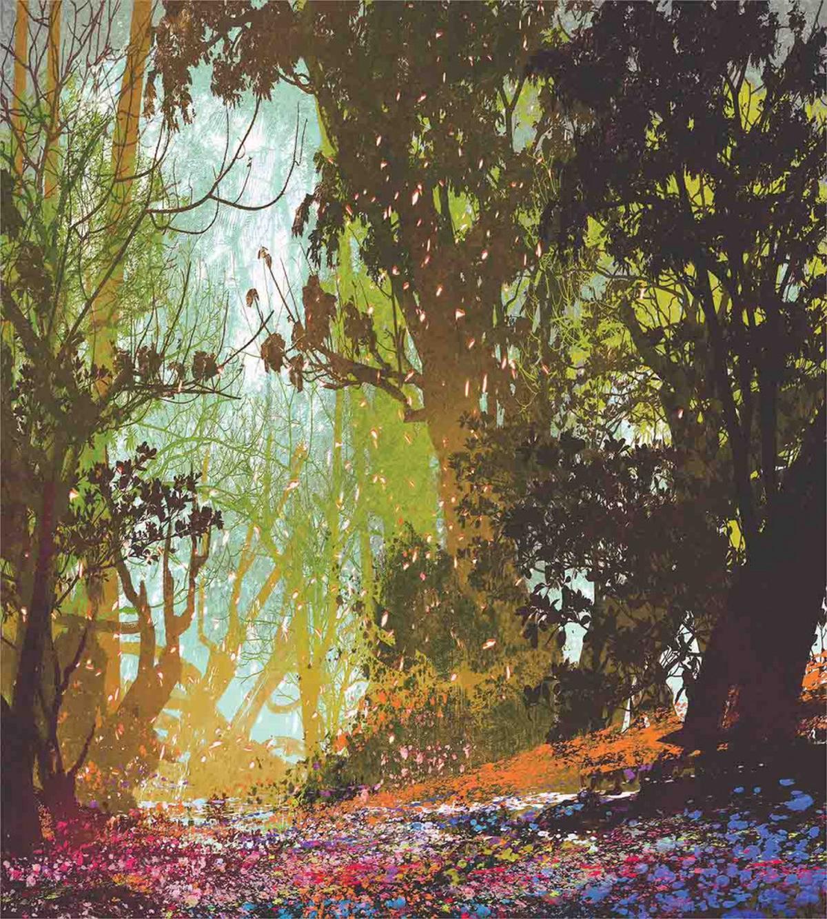 Spring with Fall Leaves — Pattern