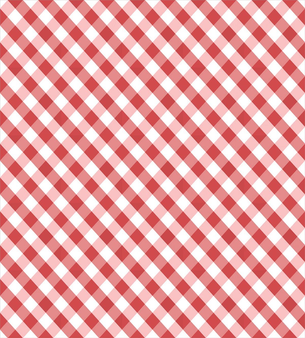 Retro Red Squares — Pattern