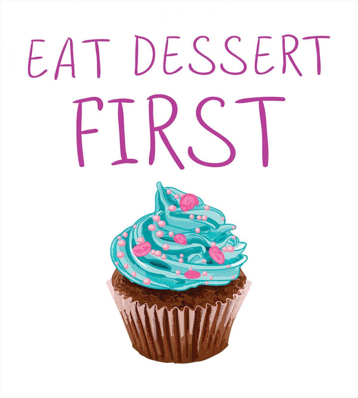 Dessert Cupcake Doodle — Pattern