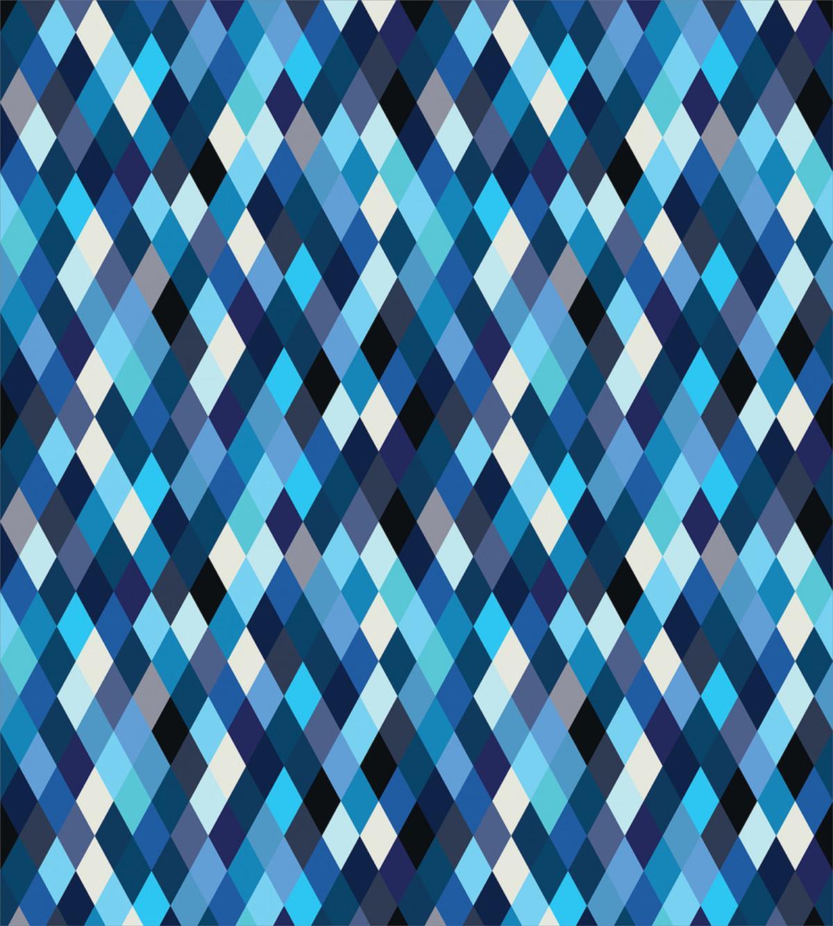 Blue Toned Hexagons — Pattern