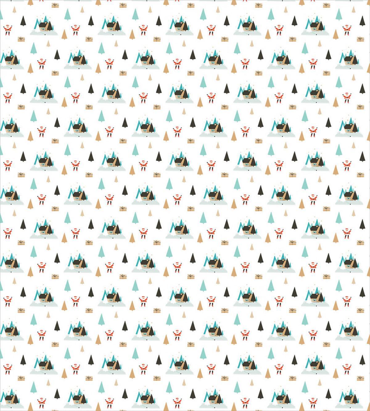 Noel Pine Trees Houses — Pattern