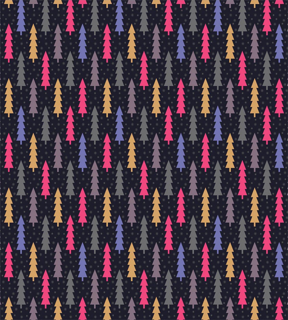 Noel Trees Snowflakes — Pattern