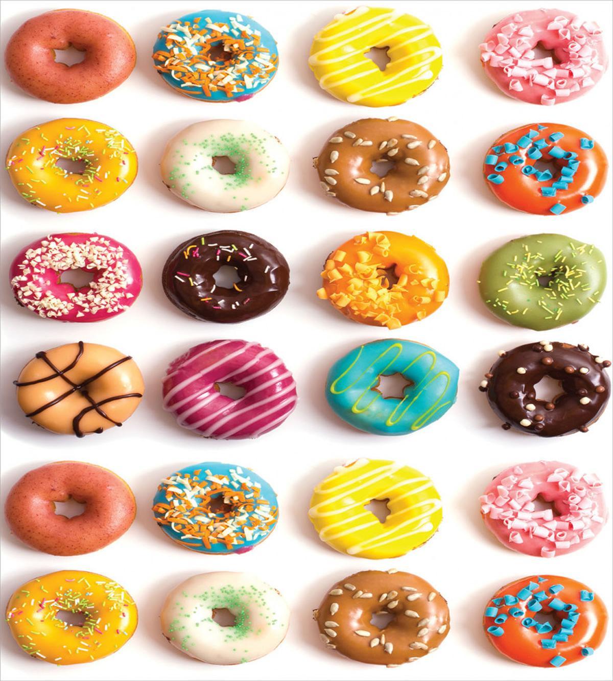 Tasty Colorful Donuts — Pattern
