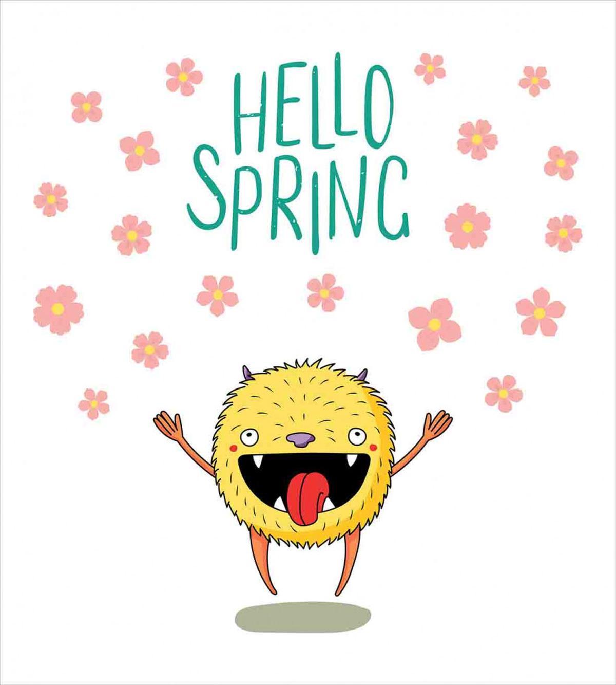 Hello Spring Monster — Pattern