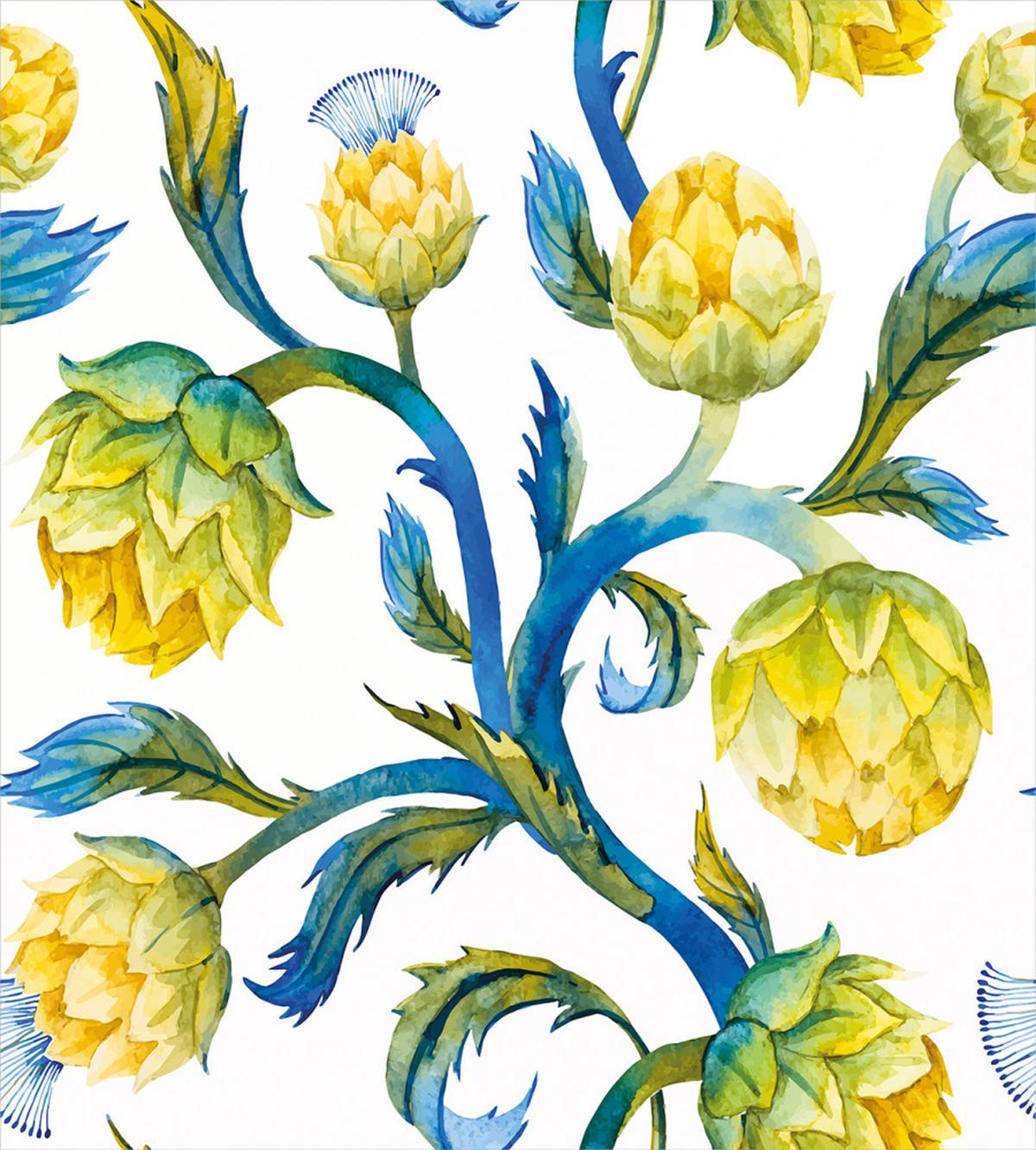 Abstract Flowers Food — Pattern