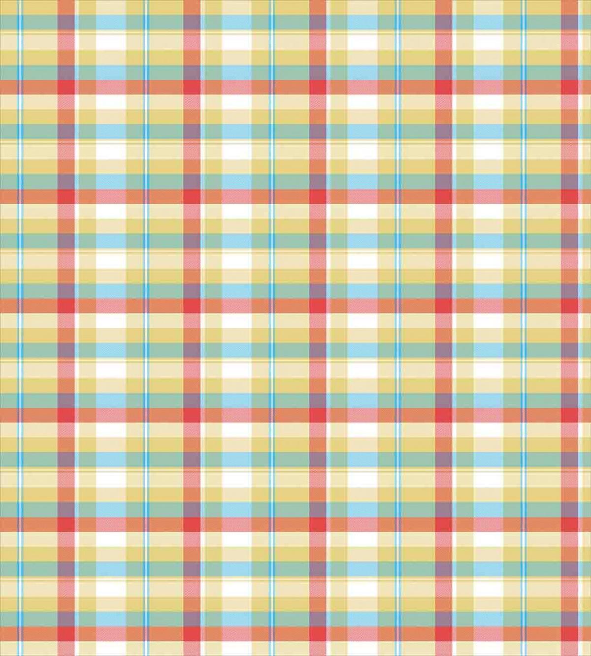 Colorful Shapes with Lines — Pattern