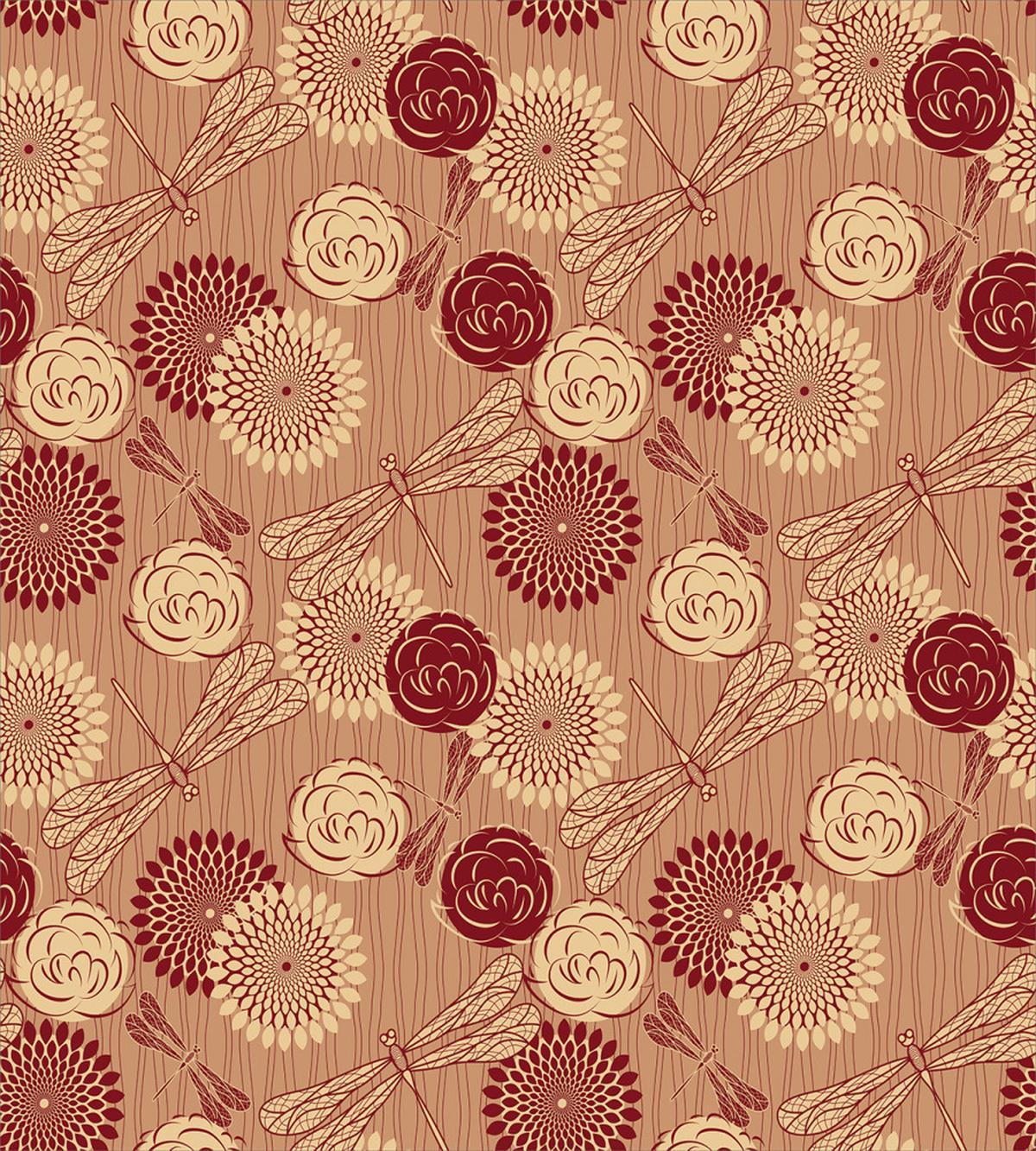 Vintage Rose Petals — Pattern