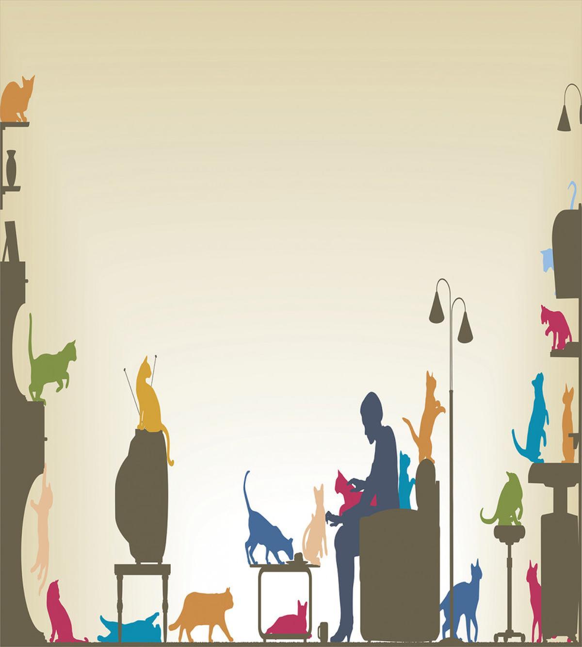 Crazy Cat Lady Home — Pattern