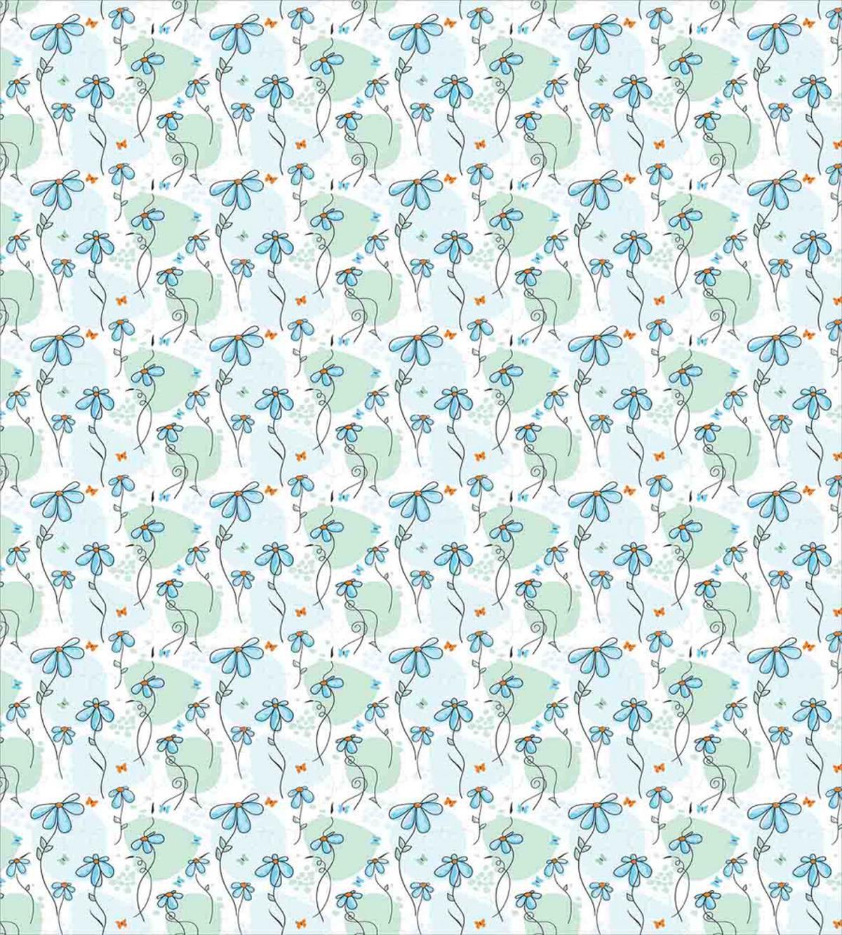 Daisies Butterflies — Pattern