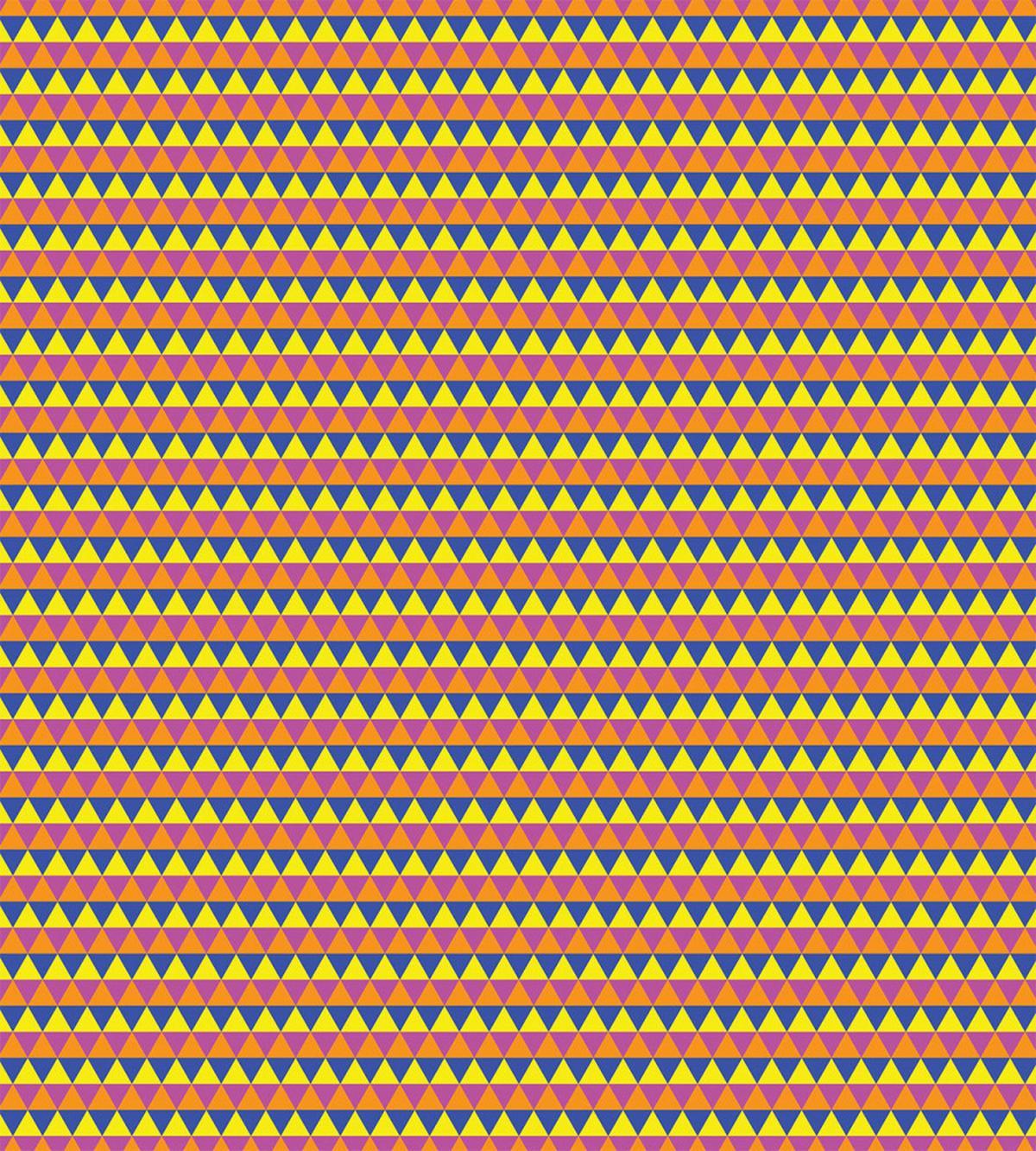 Vibrant Triangles — Pattern