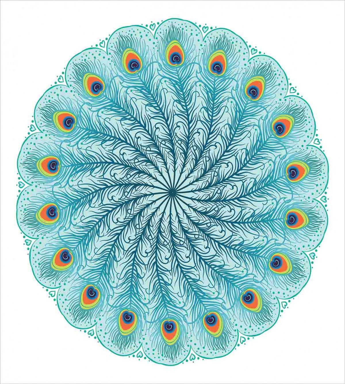 Peafowl Feathers — Pattern