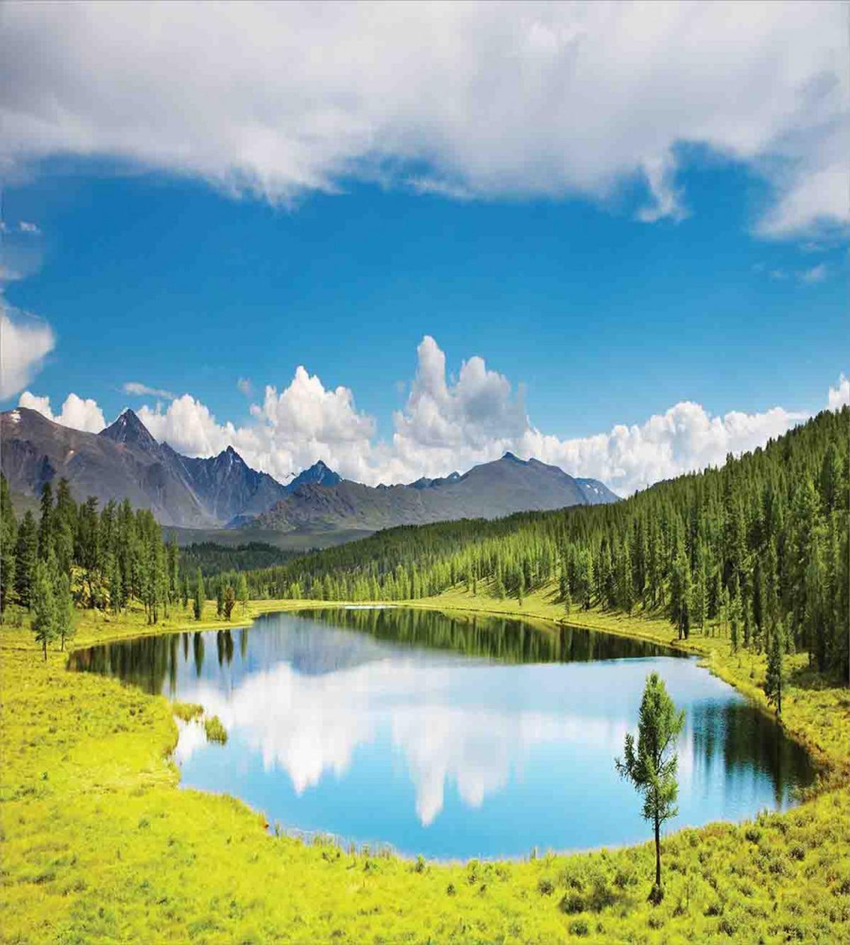 Sky Mountain Landscape — Pattern