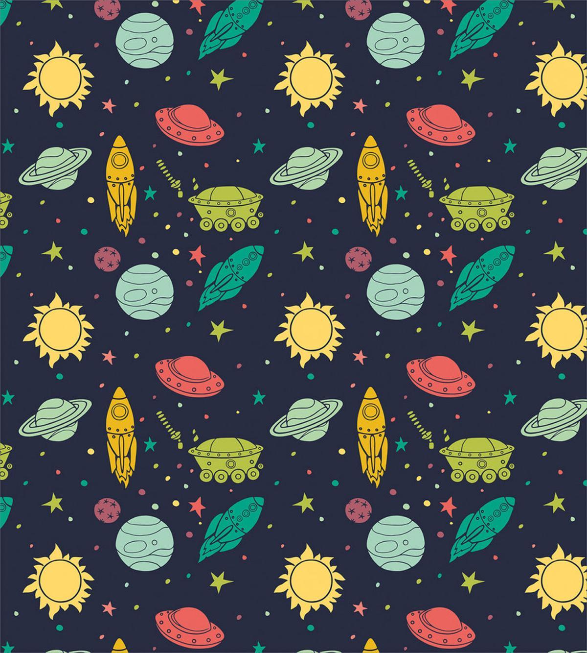 Galaxy Themed Image Art — Pattern