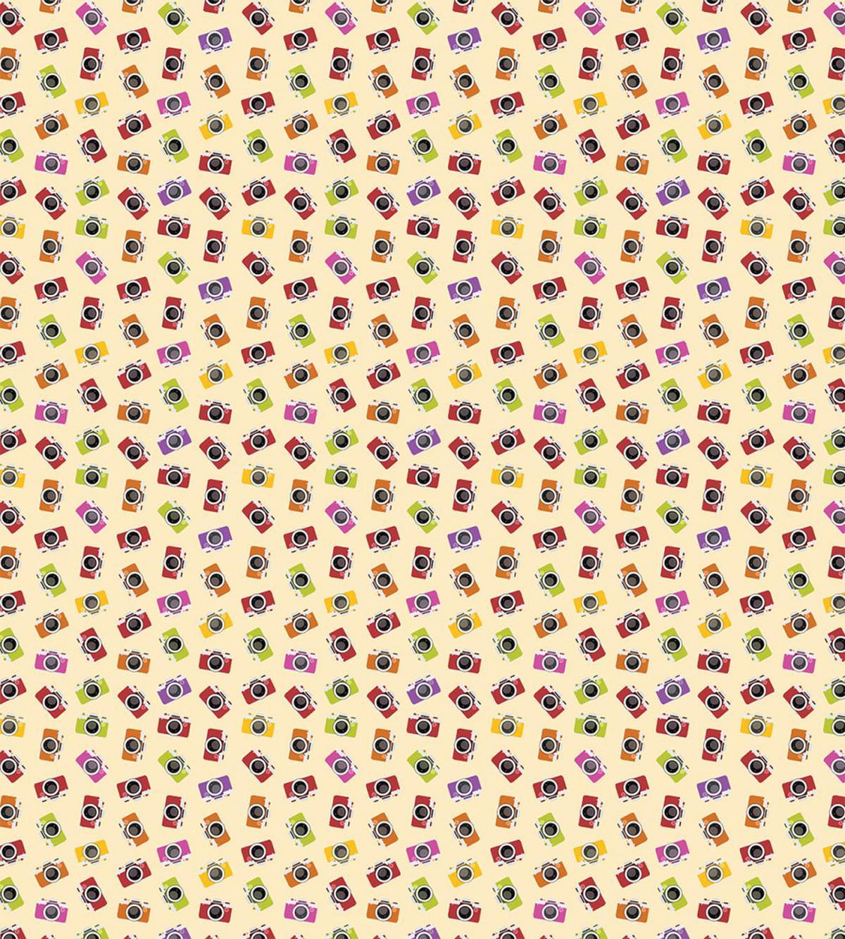 Vivid Vintage Camera Pattern — Pattern