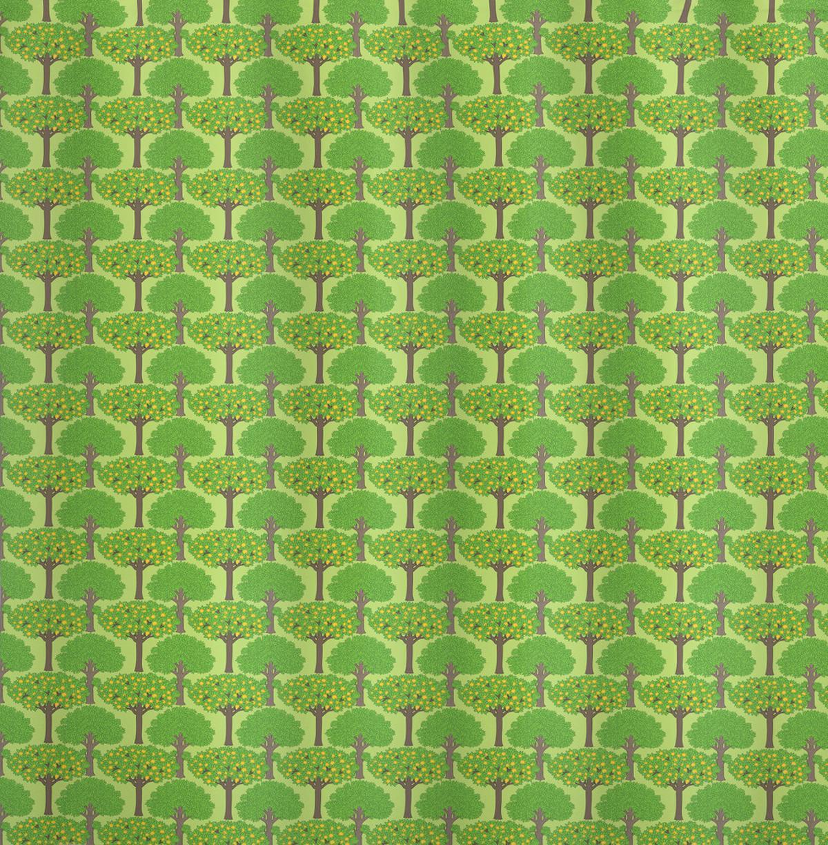 Orange Trees Citrus Blossoms — Pattern
