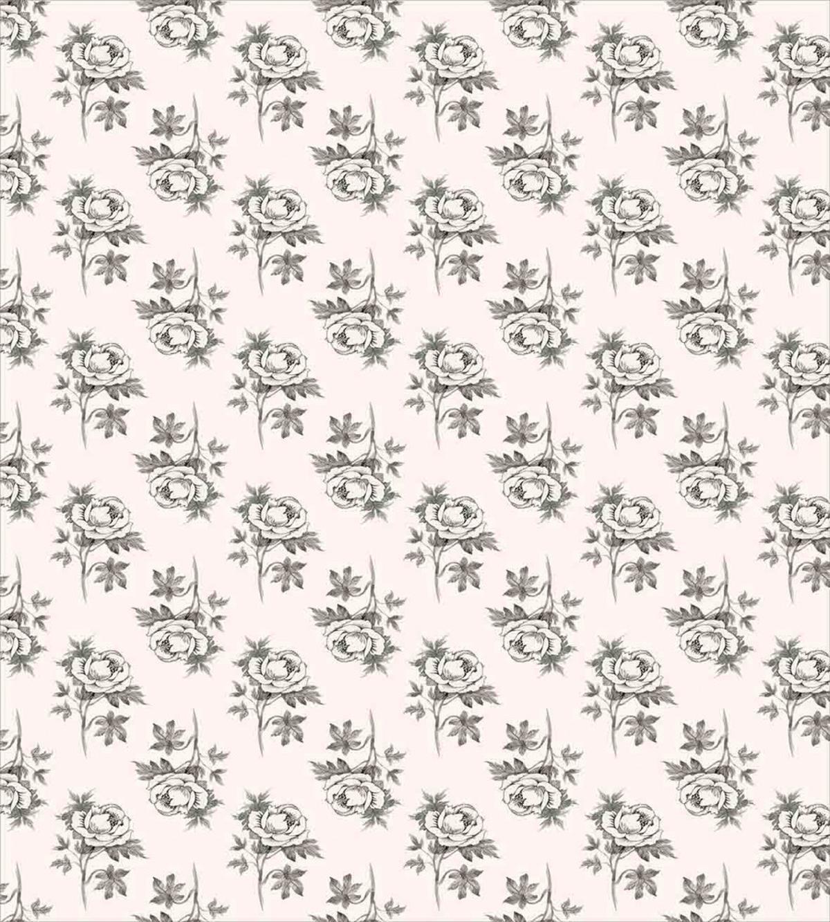 Hand Drawn Romantic Rose — Pattern
