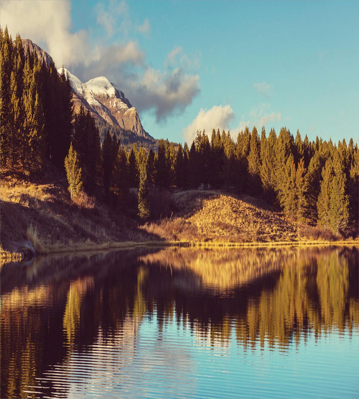 Mountain Lake Colorado — Pattern