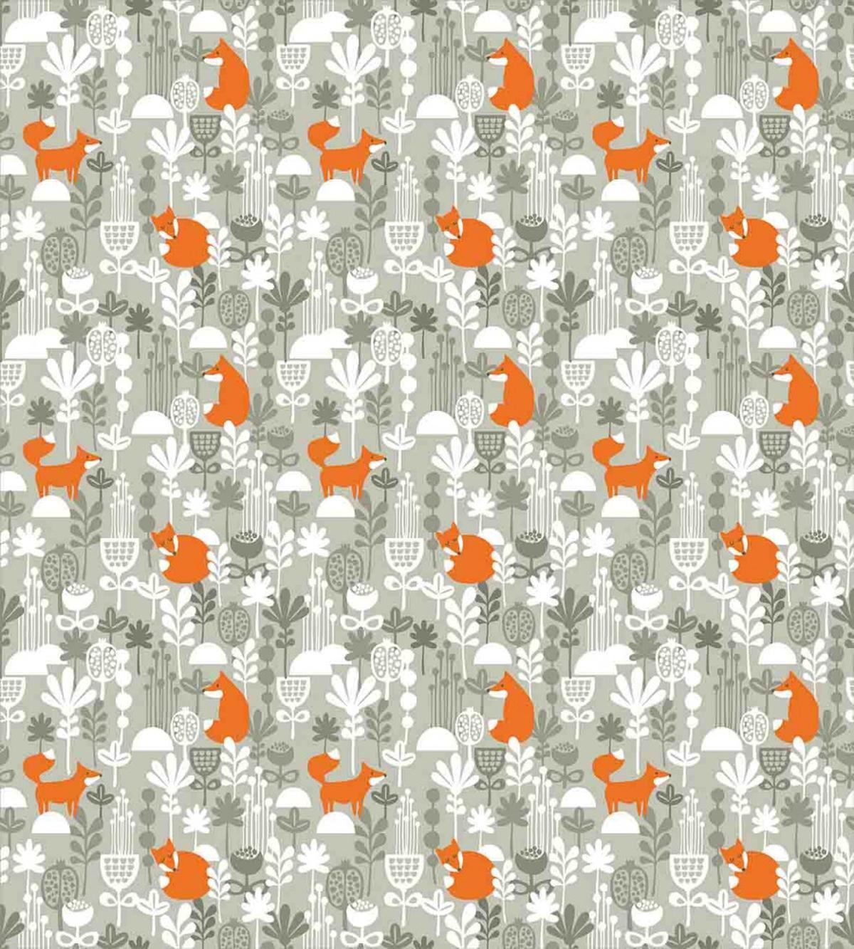 Cartoon Nursery Flowers — Pattern