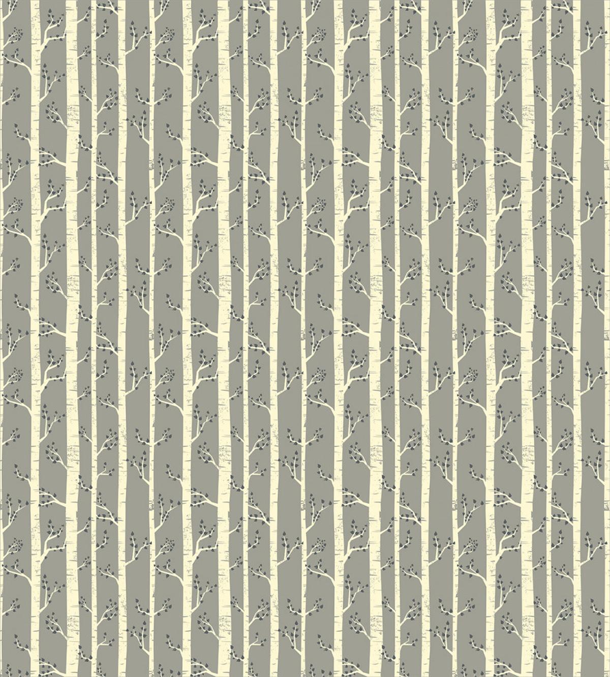 Birch Stalks Leaf Foliage — Pattern