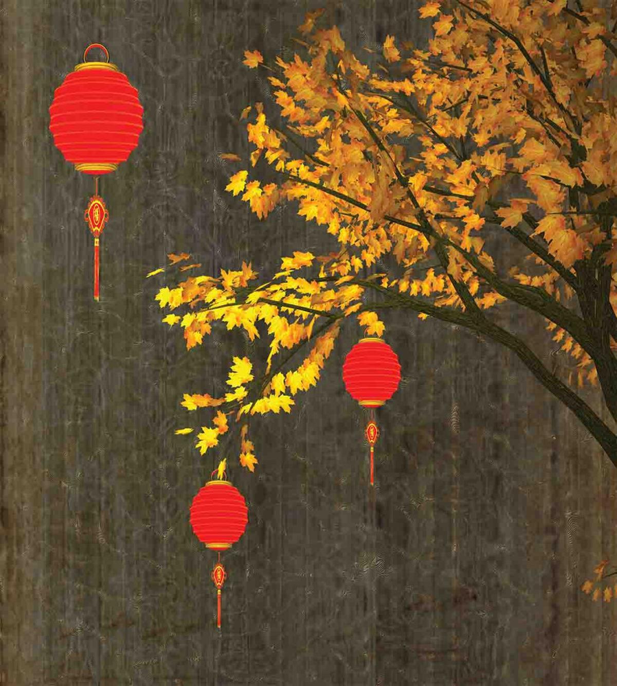 Autumn Tree Vintage — Pattern