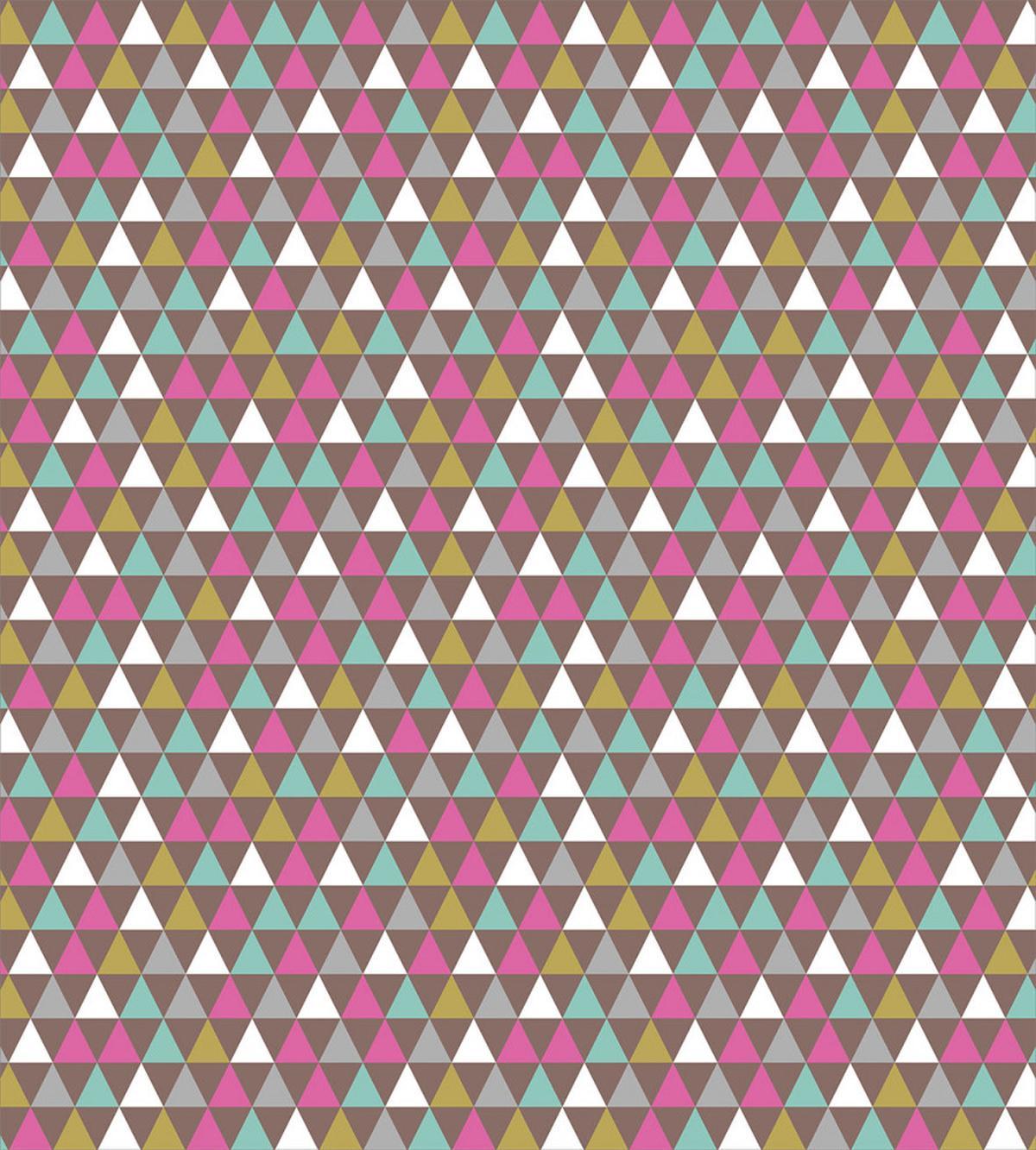 Colorful Vintage Triangles — Pattern