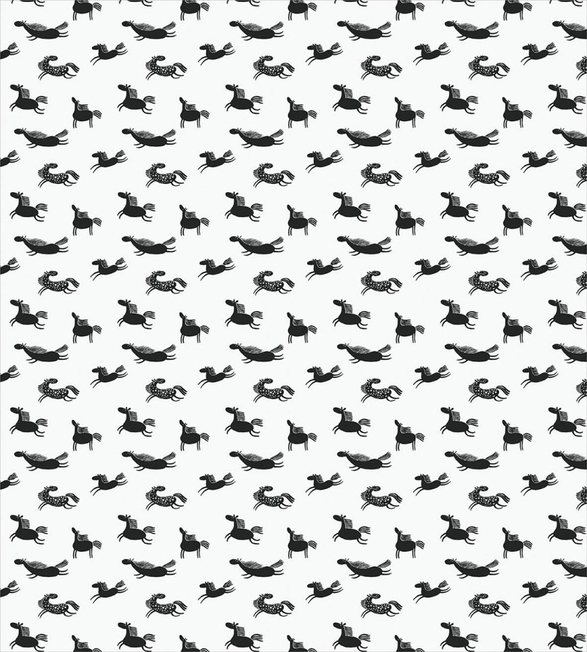 Primitive Drawing Horses — Pattern