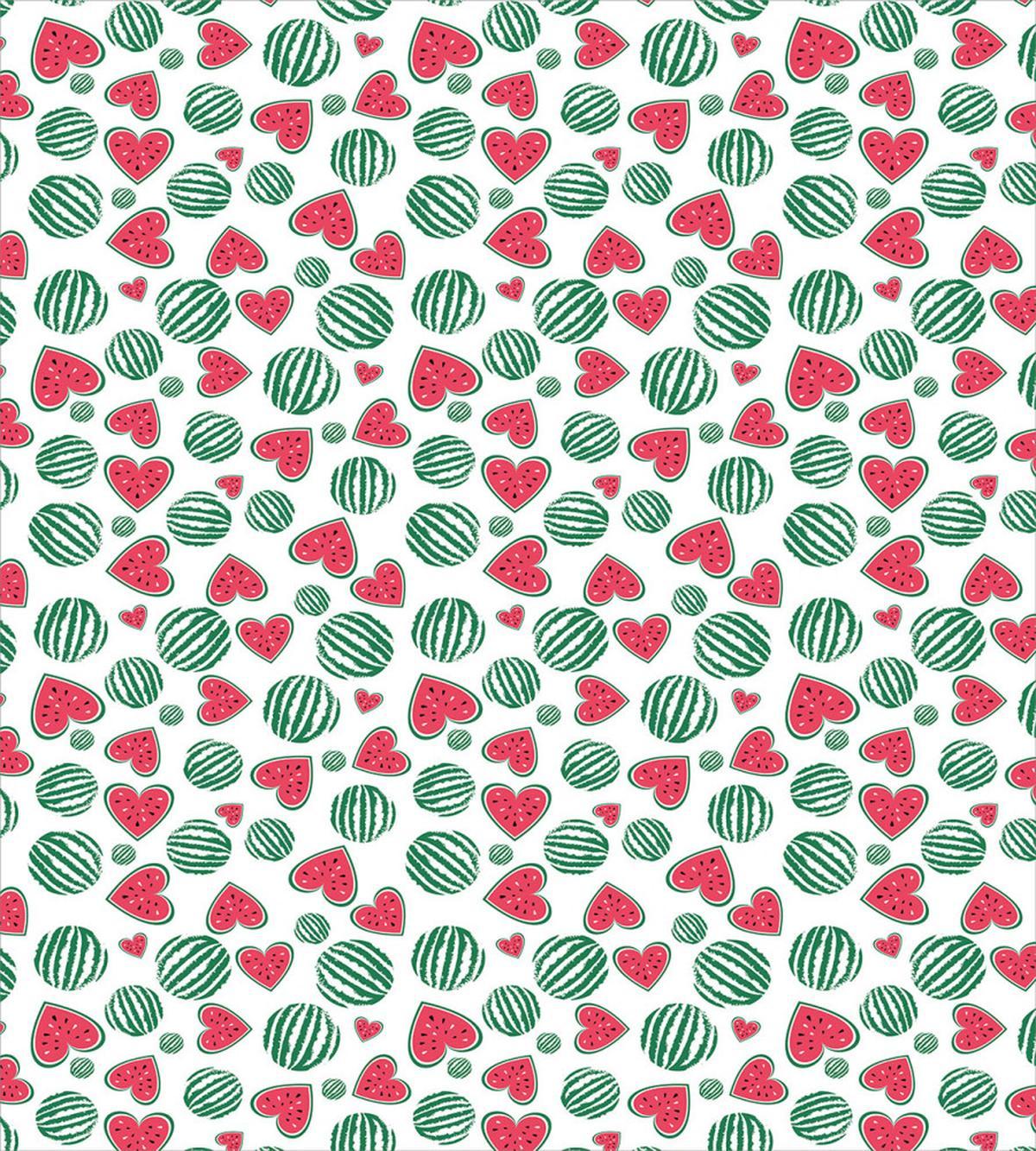 Watermelon Fruit Heart Slices — Pattern