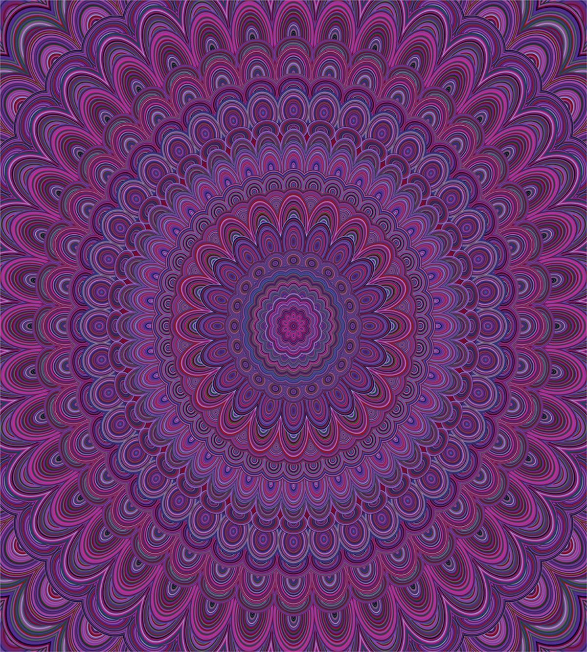 Vintage Purple Mandala — Pattern