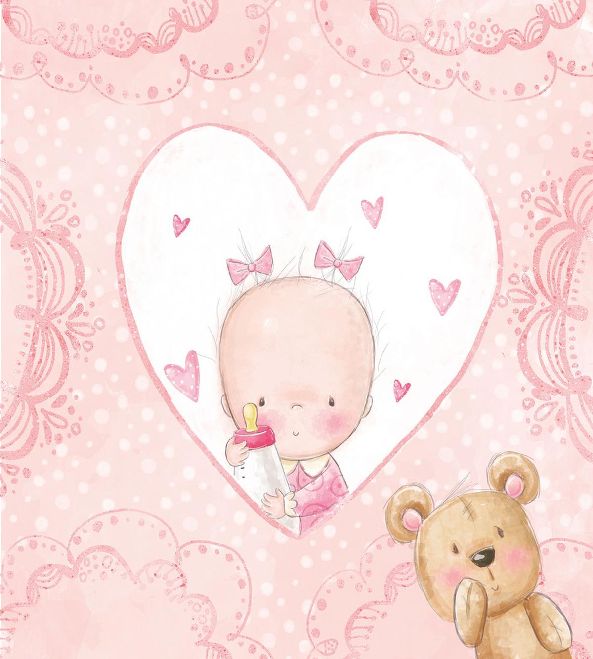 Girls Baby Teddy Bear — Pattern