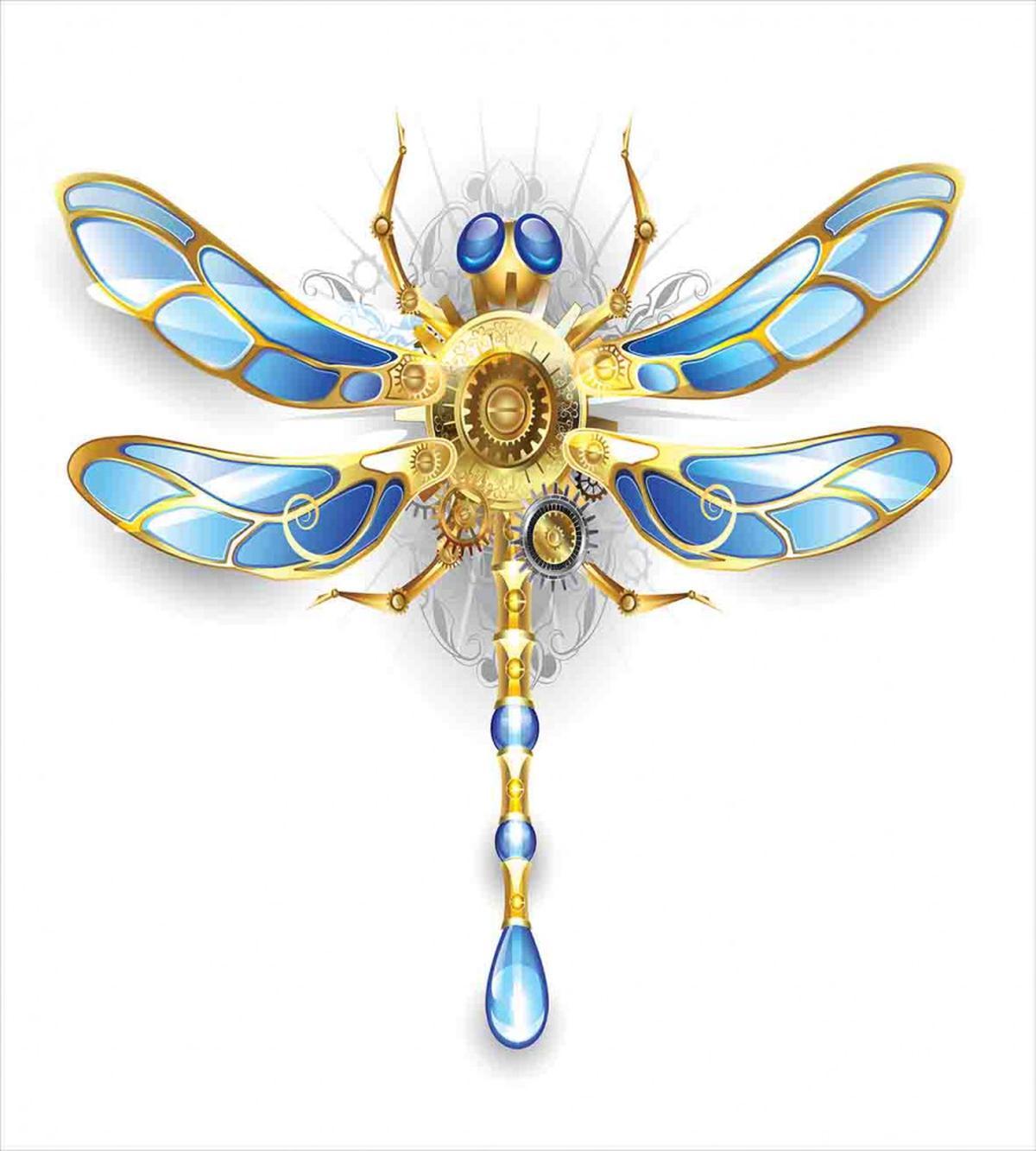 Mechanical Dragonfly — Pattern