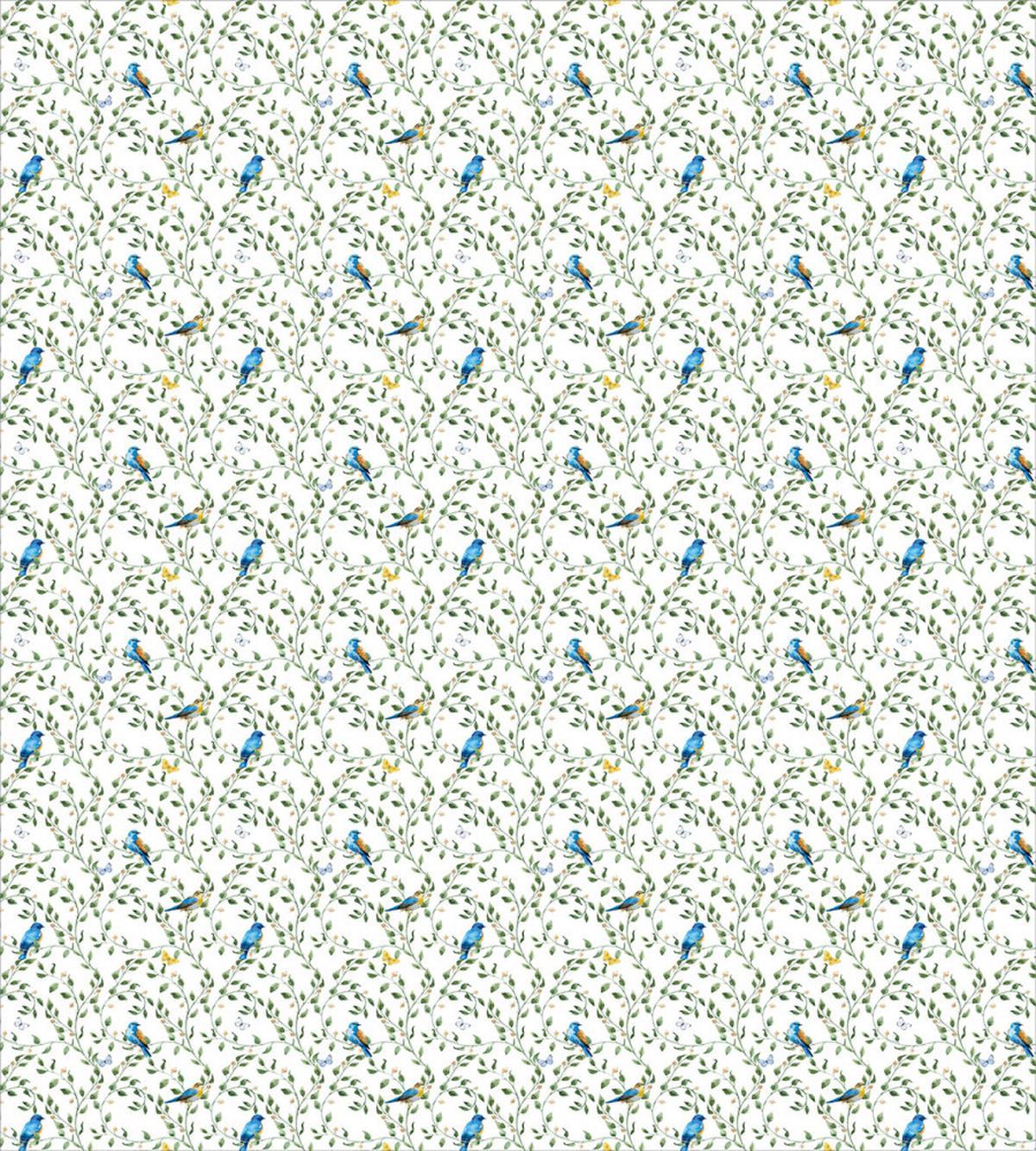 Thin Leafy Branches Berries — Pattern