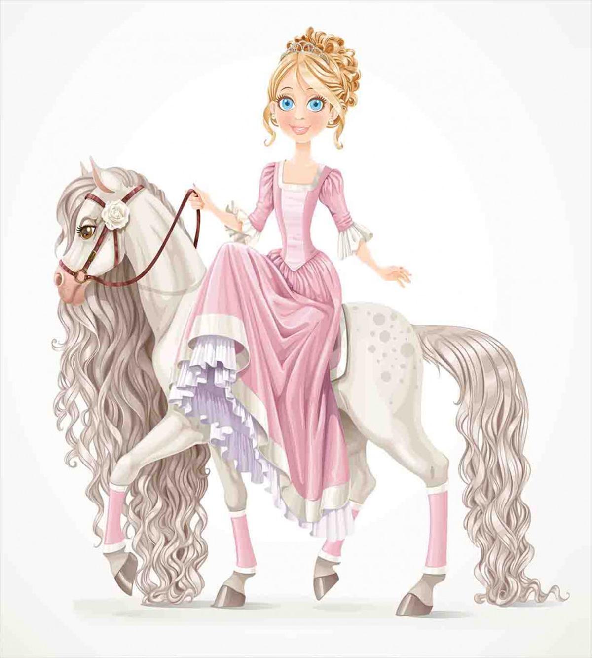 Princess on White Horse — Pattern