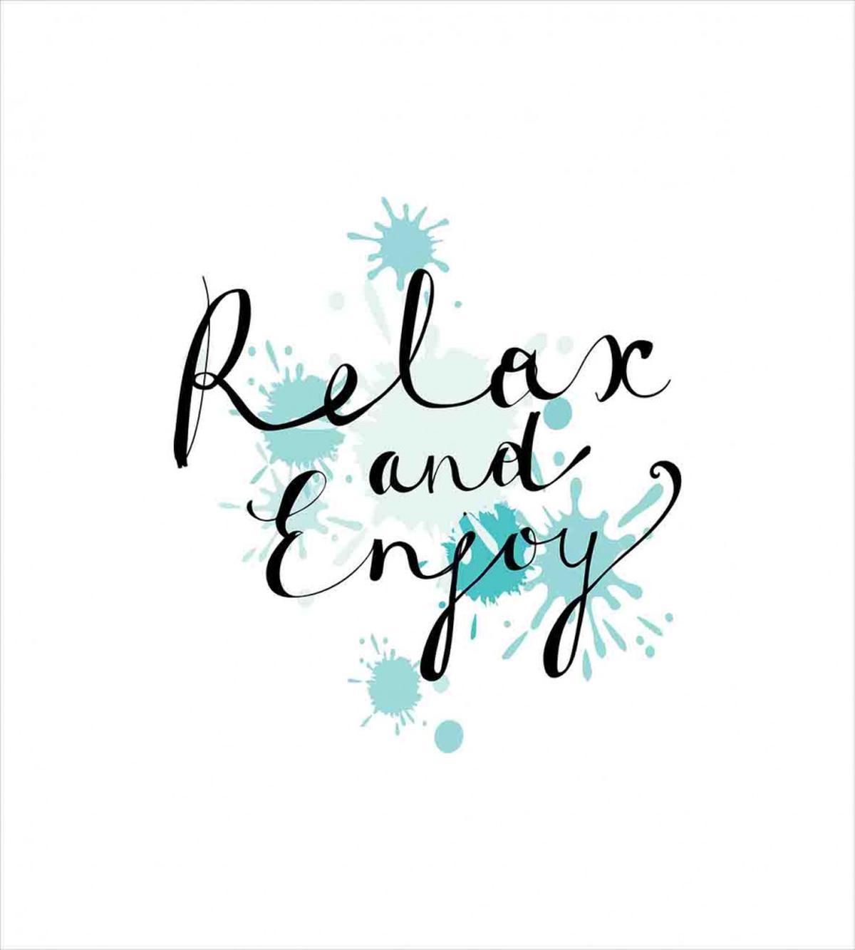 Ink Splatter Relax and Enjoy — Pattern