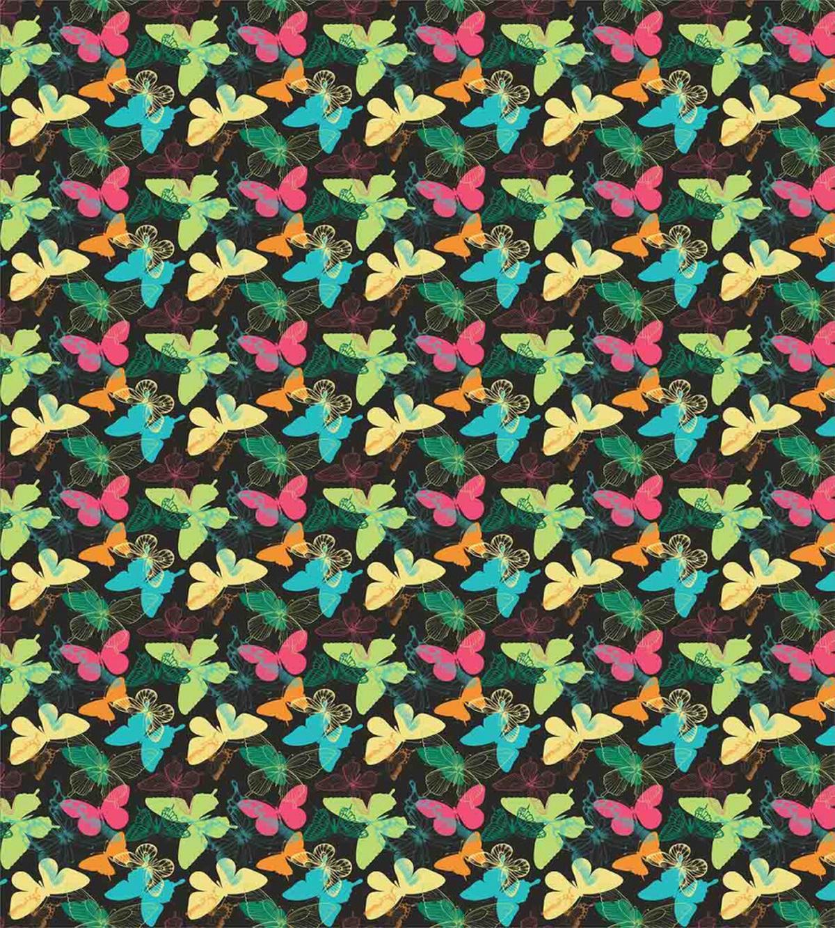 Colorful Silhouettes Art — Pattern