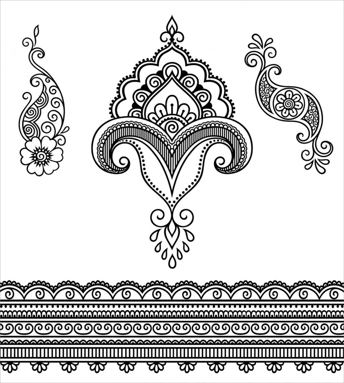 Floral Pattern Doodle Ornate — Pattern