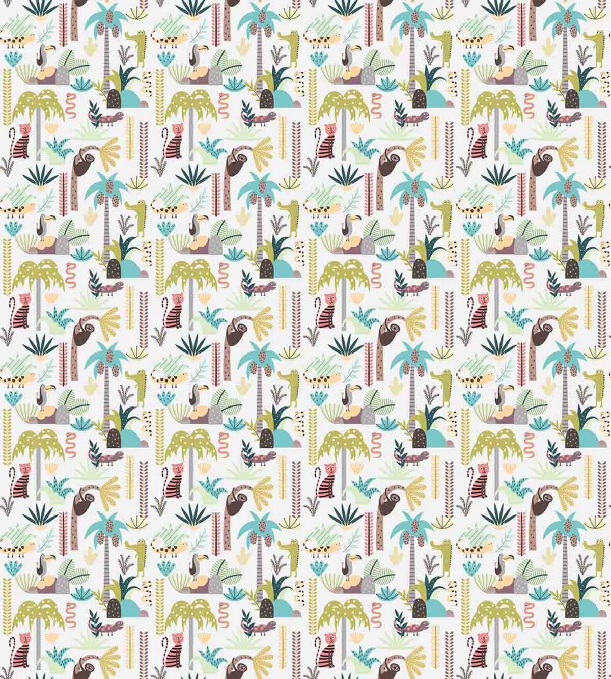 Cartoon Hawaii Trees — Pattern
