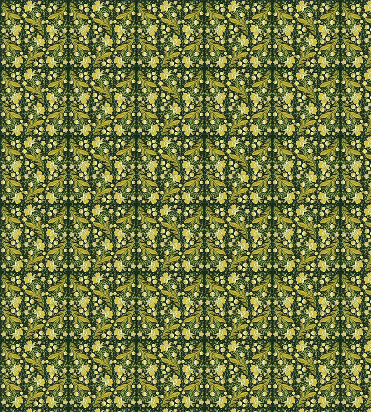 Khokhloma Floral Motifs — Pattern