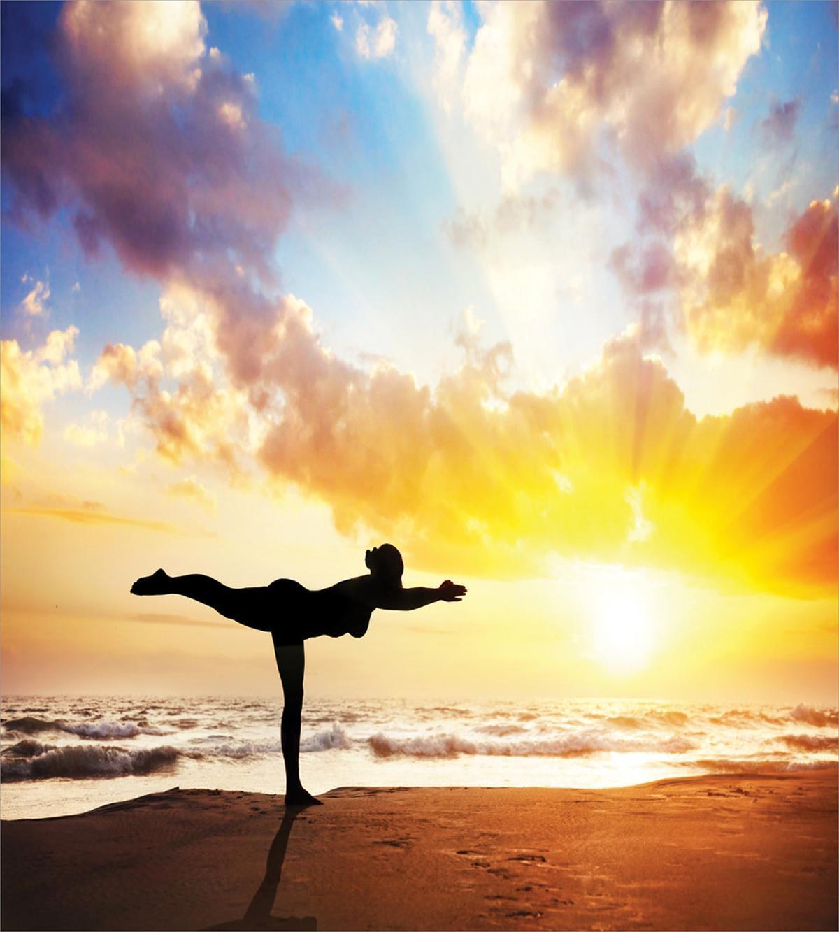 Warrior Pose Majestic Sky — Pattern