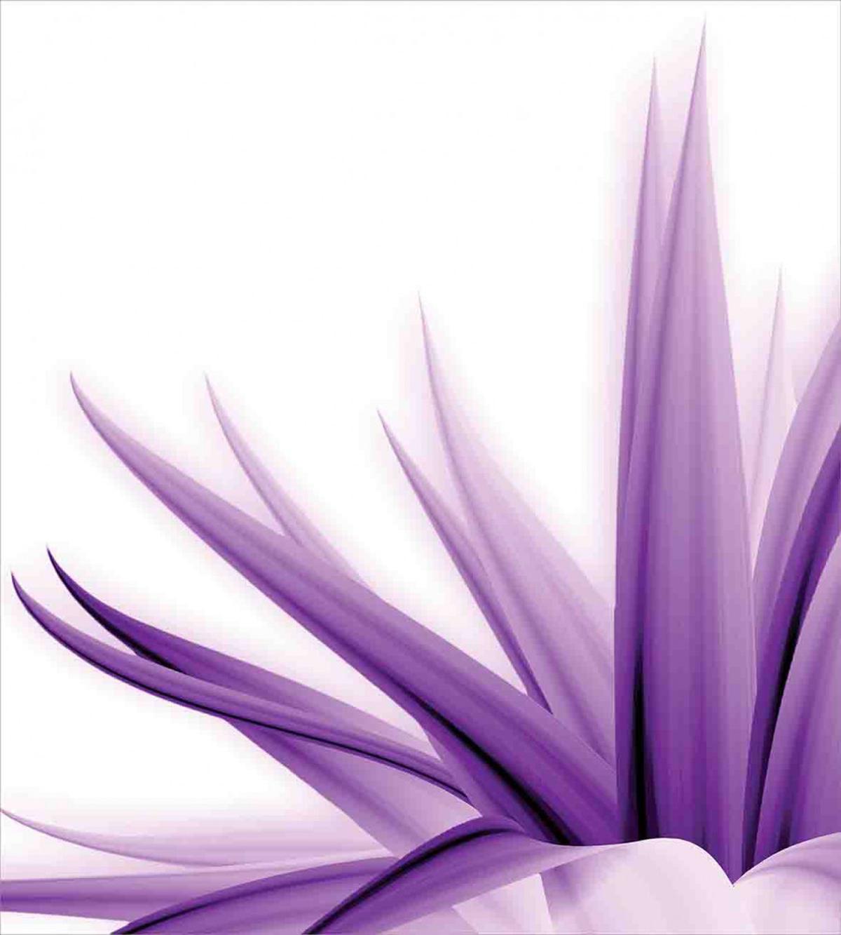 Purple Ombre Lotus Art — Pattern