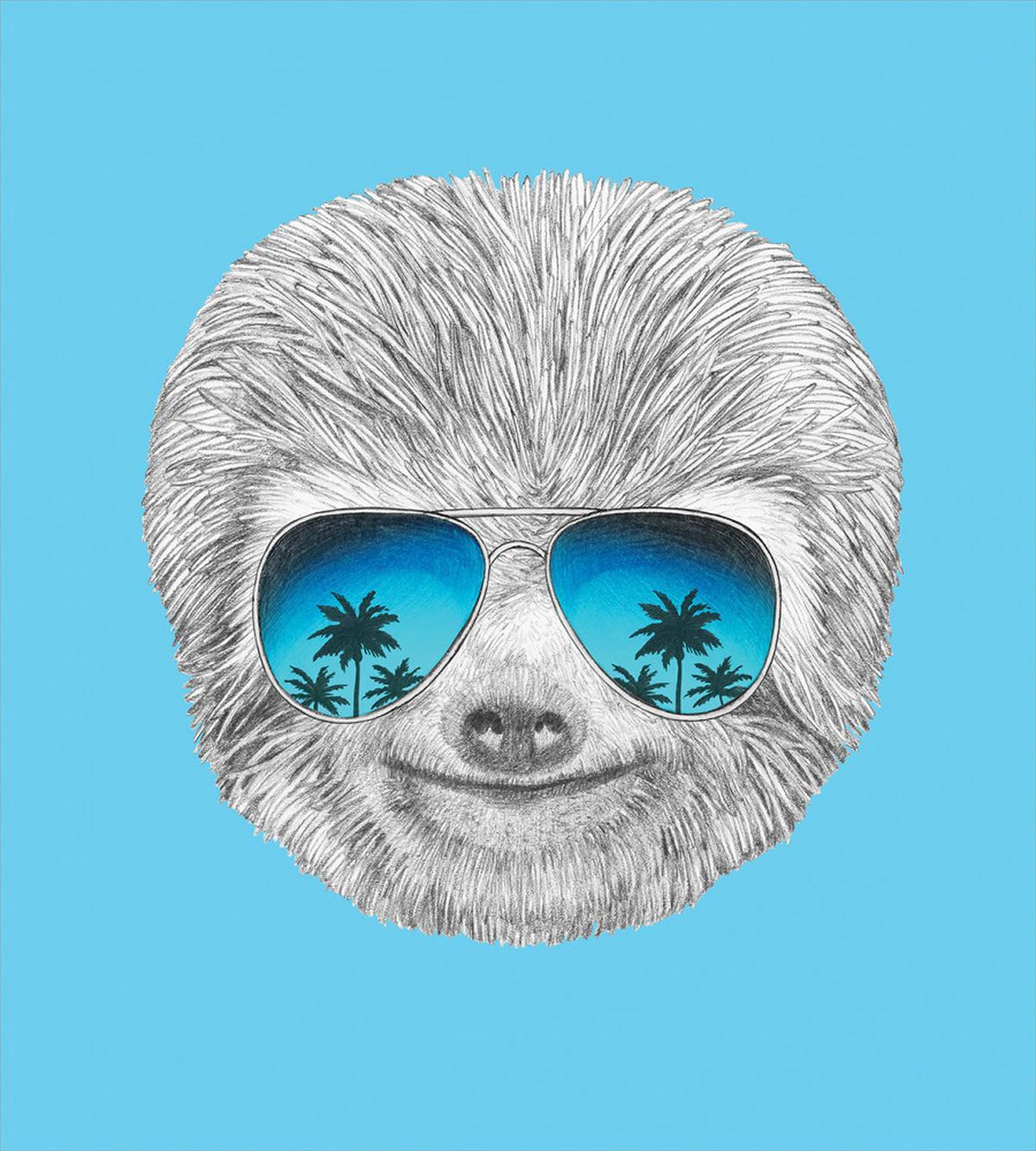 Hawaiian Beach Hipster — Pattern