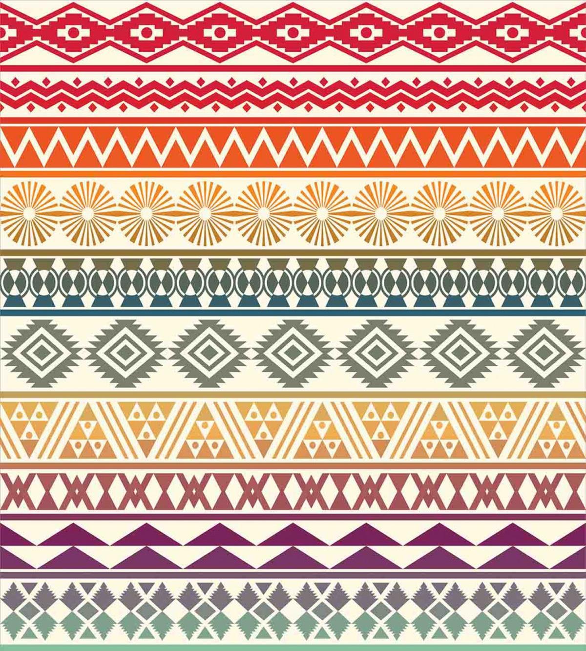 Geometric Zig Zag Lines — Pattern