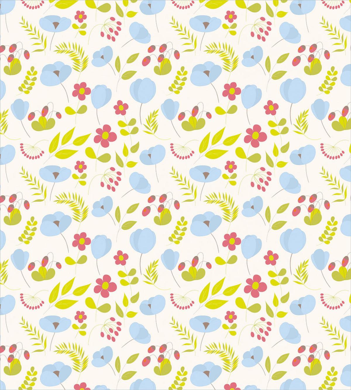 Wild Meadow Botany Flora Art — Pattern