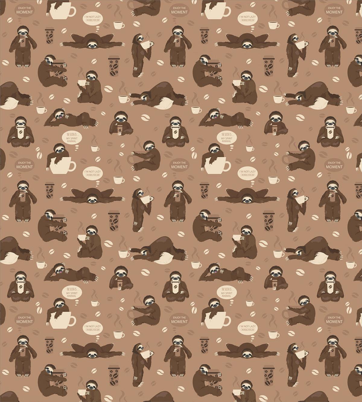 Morning Coffee Hugging — Pattern