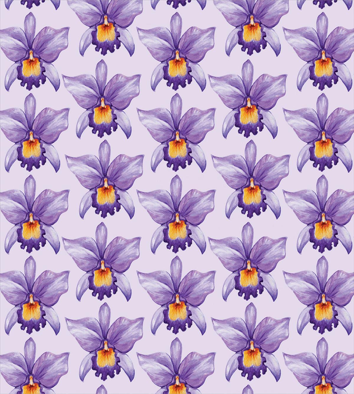 Tropical Orchid Flowers — Pattern