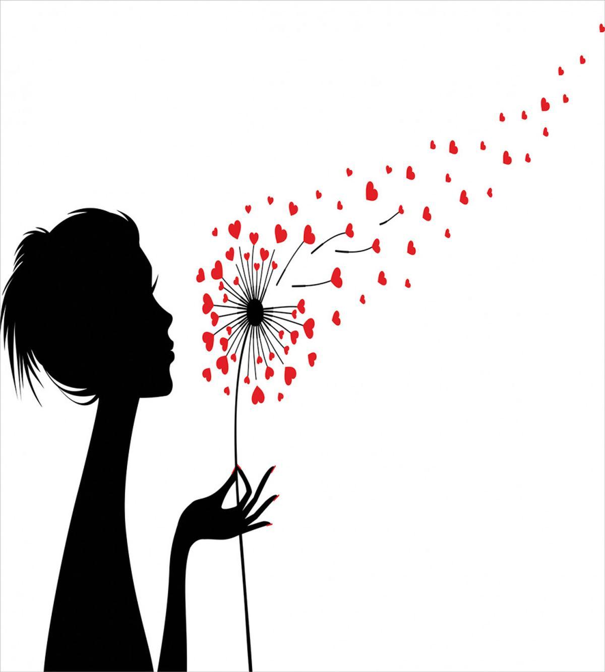 Woman with Dandelion — Pattern